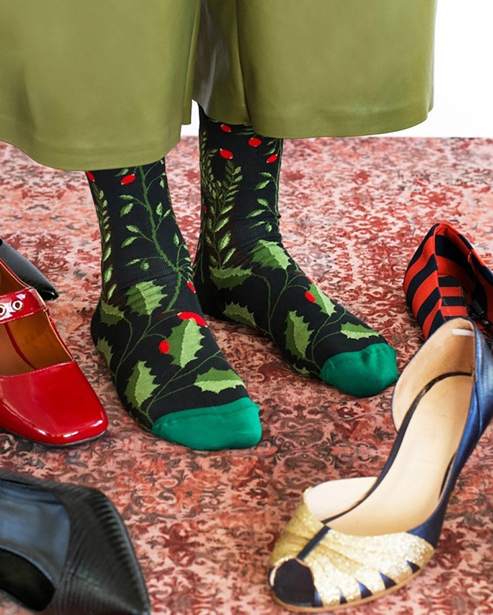 CALZA CORTA Cueillette Faux noir