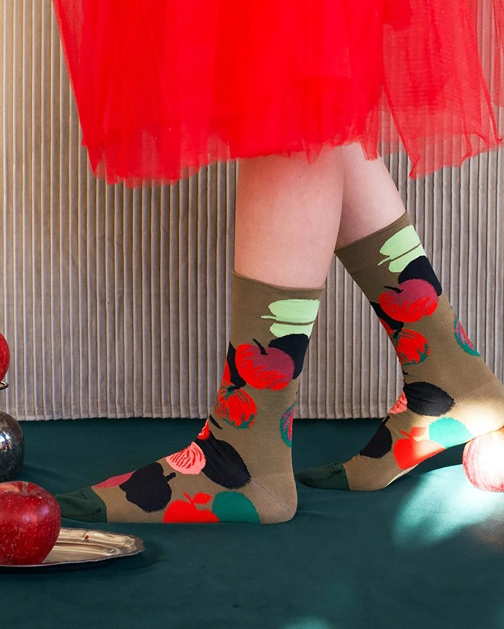 CALZA CORTA Pomme Taupe