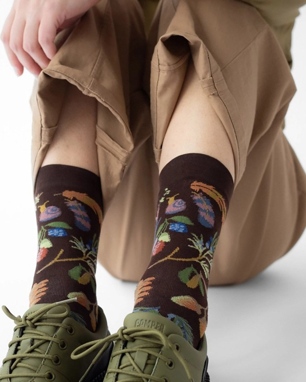 CALZA CORTA Semis Marron Foncé