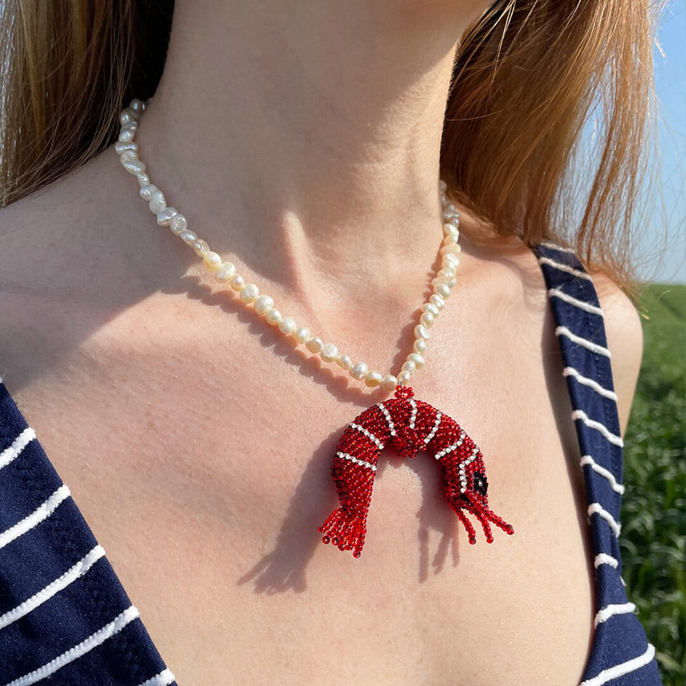 COLLANA PERLE Gambero