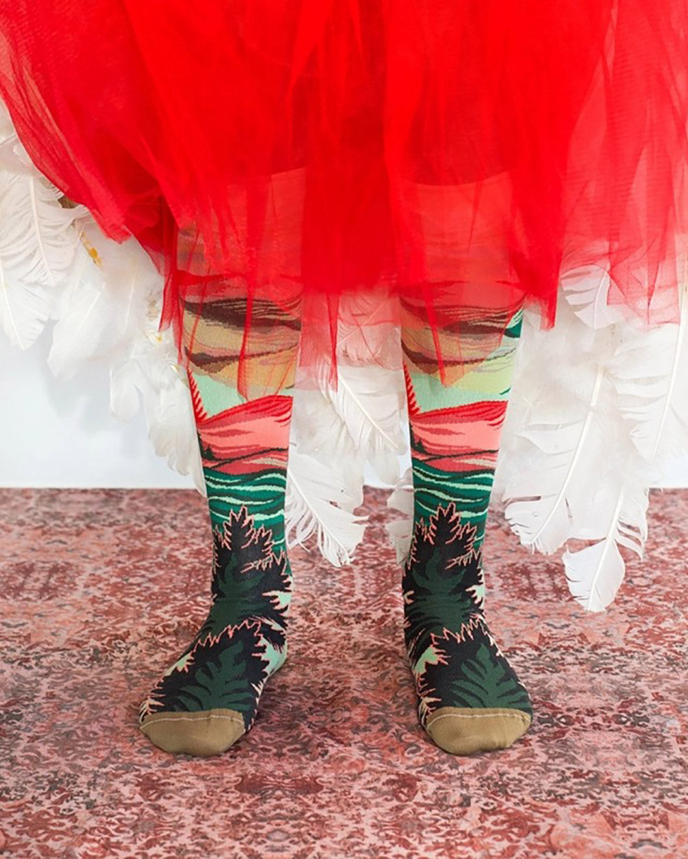 CALZA LUNGA Paysage Lichen